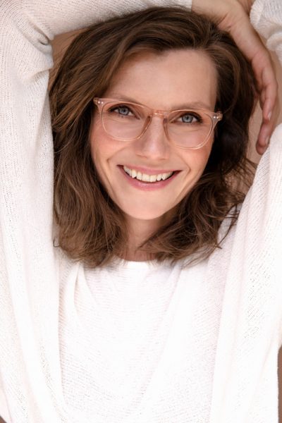 Foto von mir von einem Werbeshooting zum Thema "Brille"